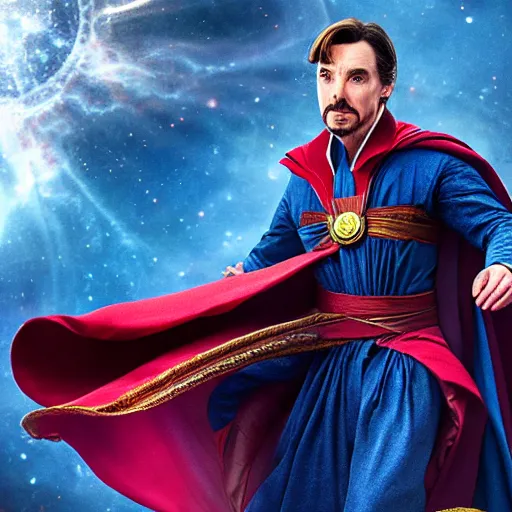 Prompt: carl sagan as doctor strange, movie still, photorealistic, 8 k