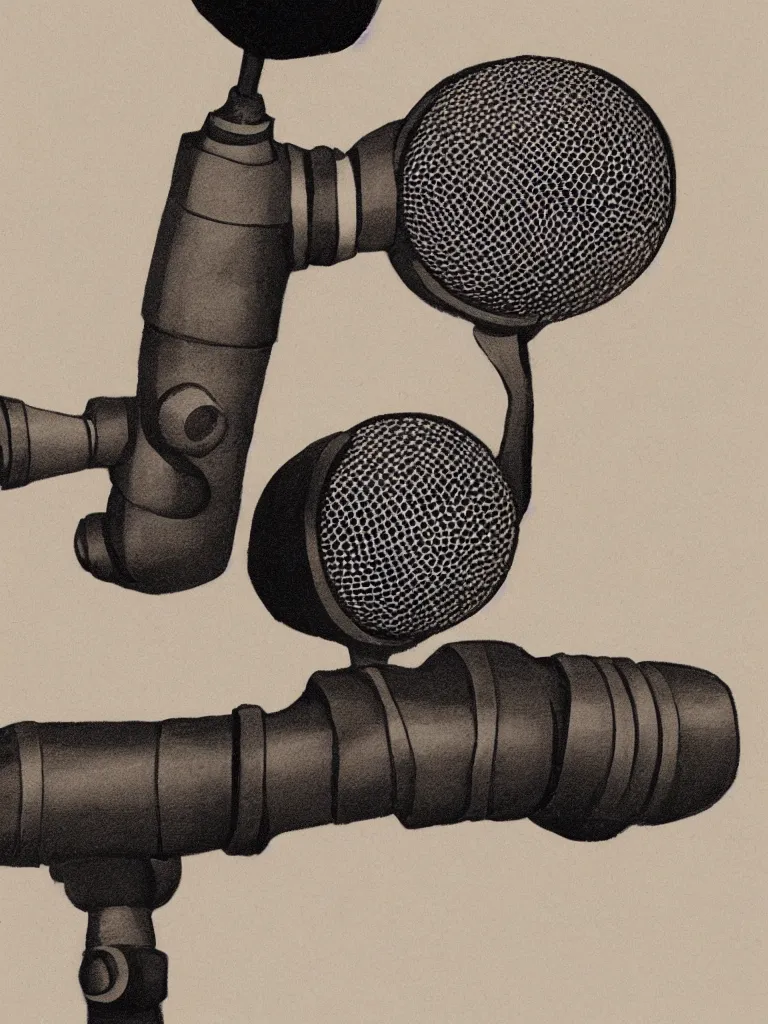 Image similar to closeup of singer and microphone by disney concept artists, blunt borders, rule of thirds