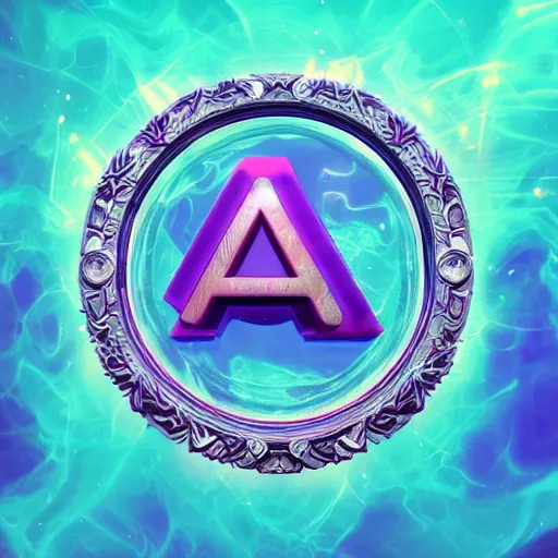 Image similar to a and w vaporwave logo, digital art, cosmic, 3 d high definition, trending on art station, photorealistic, high resolution, 8 k, octane, hyper detailed, insane details, intricate, elite, ornate, elegant trend, highly detailed and intricate, sharp focus, photography, unreal engine