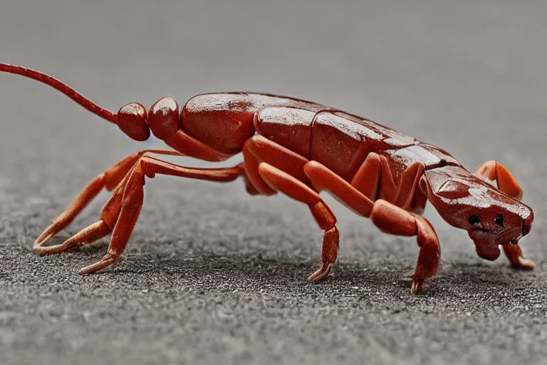 Image similar to a hybrid between a mouse and a scorpion, trending photo, genetic breakthrough