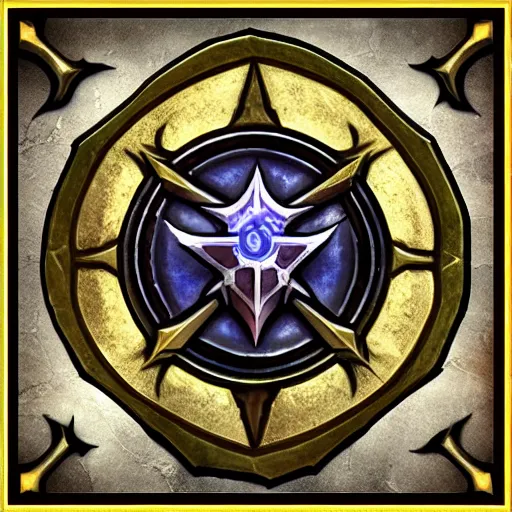 Prompt: world of Warcraft, new Paladin holy spell icons, ornate square border