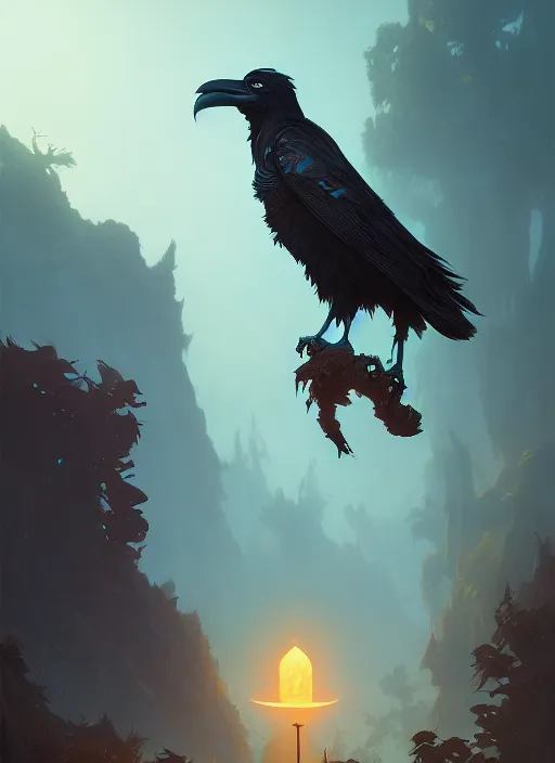 Image similar to highly detailed nevermore, tooth wu, unreal engine, fantasy art by greg rutkowski, loish, rhads and lois van baarle, ilya kuvshinov, rossdraws, tom bagshaw, alphonse mucha, global illumination, detailed and intricate environment