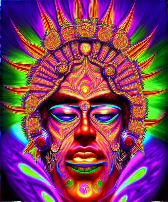 Image similar to psychedelic dmt deity fantasy art superhero digital painting photorealistic