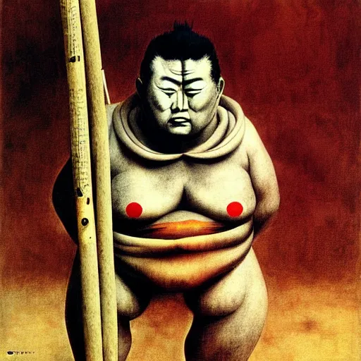 Image similar to zatoichi by otto dix, junji ito, hr ginger, jan svankmeyer, beksinski, claymation, hyperrealistic, aesthetic, masterpiece