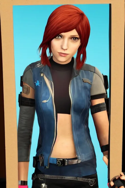 Image similar to Chloe price from life is strange as Black Widow