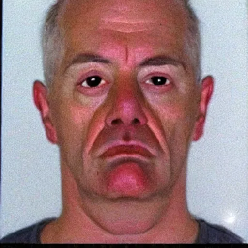 Image similar to Homer Simpson mugshot