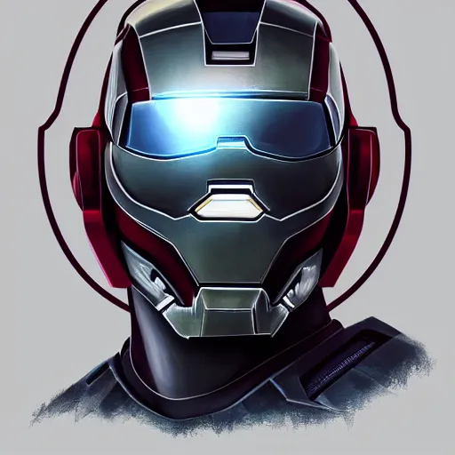 Prompt: A combination of Tony Stark's and Robert Downey Jr's and Tom Cruise's appearances with sunglasses wearing Master Chief's armor from Halo, high tech, action shot, angular, full body portrait, futuristic, dramatic, fantasy, intricate, elegant, highly detailed, digital painting, artstation, concept art, matte, sharp focus, illustration, 8K, art by Donato Giancola and James Gurney