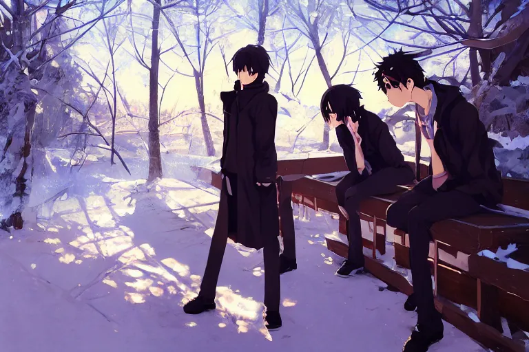 Beautiful Anime Boys - 90, fan art, Winter Anime Boy, HD wallpaper