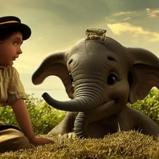 Image similar to still from dumbo