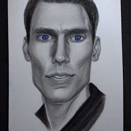 Prompt: police sketch of jerma