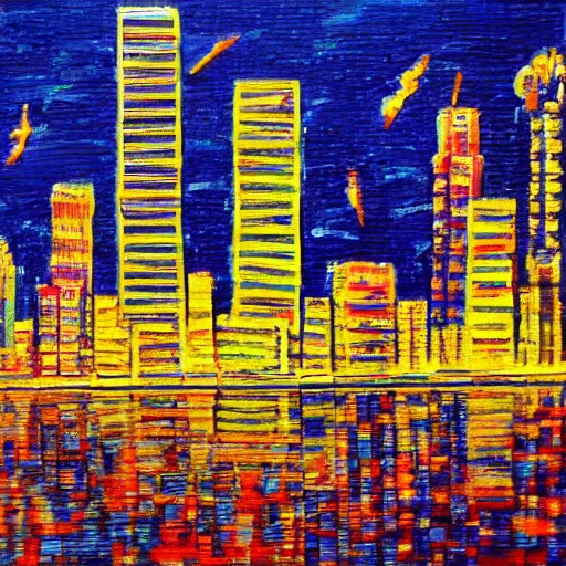 Image similar to cityscape art