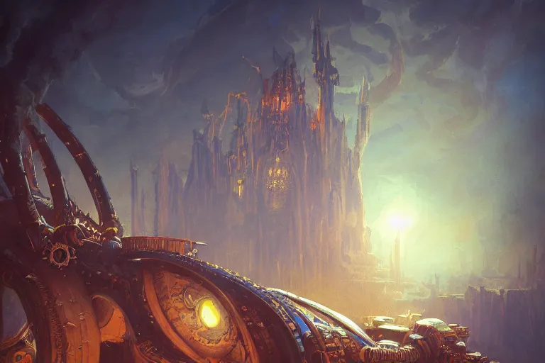 Prompt: priest of the mega of nail, art by robert mccall and anato finnstark and zoran janjetov, trending on artstation, atmospheric closeup view doge, steampunk, unreal engine 5, concept art, idealism