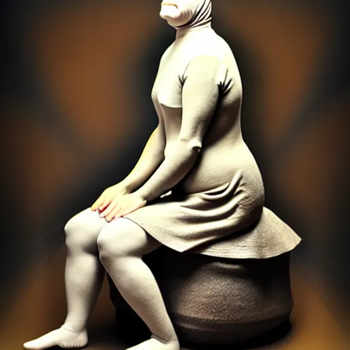 Image similar to modern full body color studio photograph of real snail woman, woman made out of snail