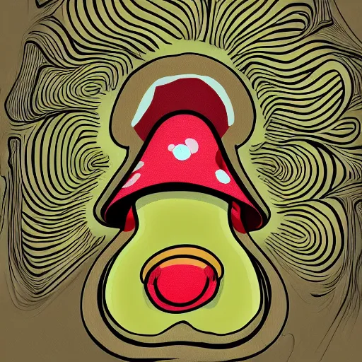 Trippy Mushrooms Sketch PNG Transparent Images Free Download | Vector Files  | Pngtree