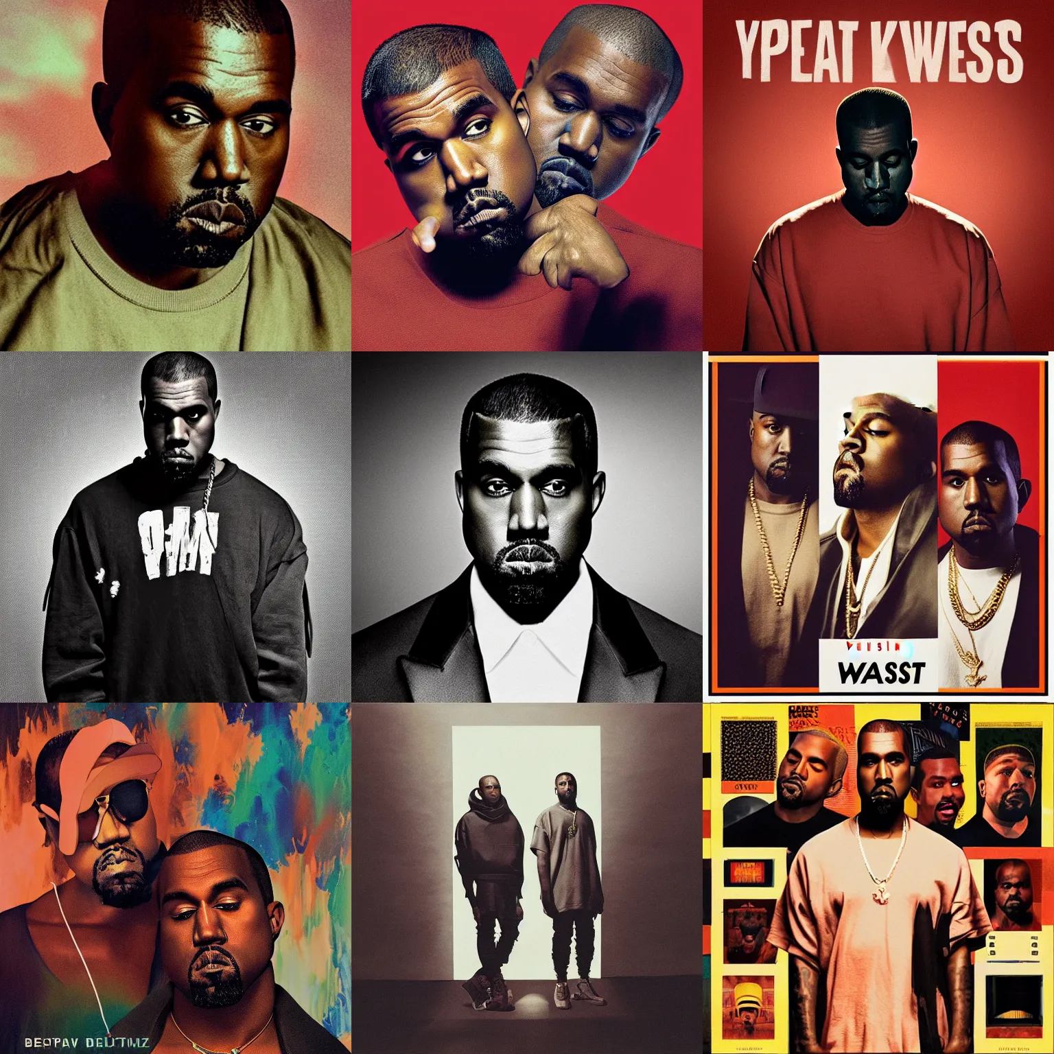 Kanye West Album Cover Stable Diffusion OpenArt