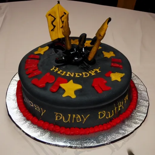 Image similar to gul dukat birthday cake