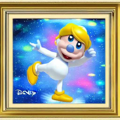 Prompt: rosalina comet observatory disney pixar