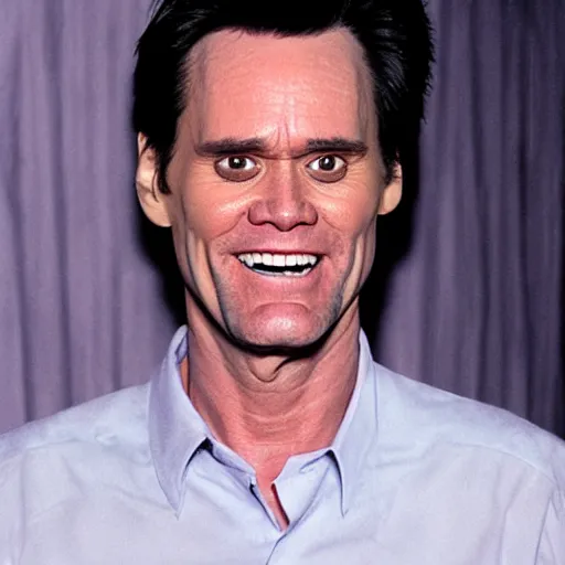 Image similar to scary jim carrey