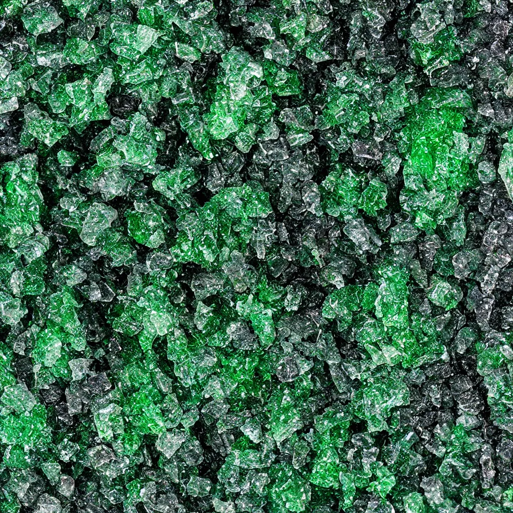 Prompt: moldavite crystal texture