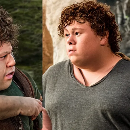 Image similar to jacob batalon as samwise gamgee