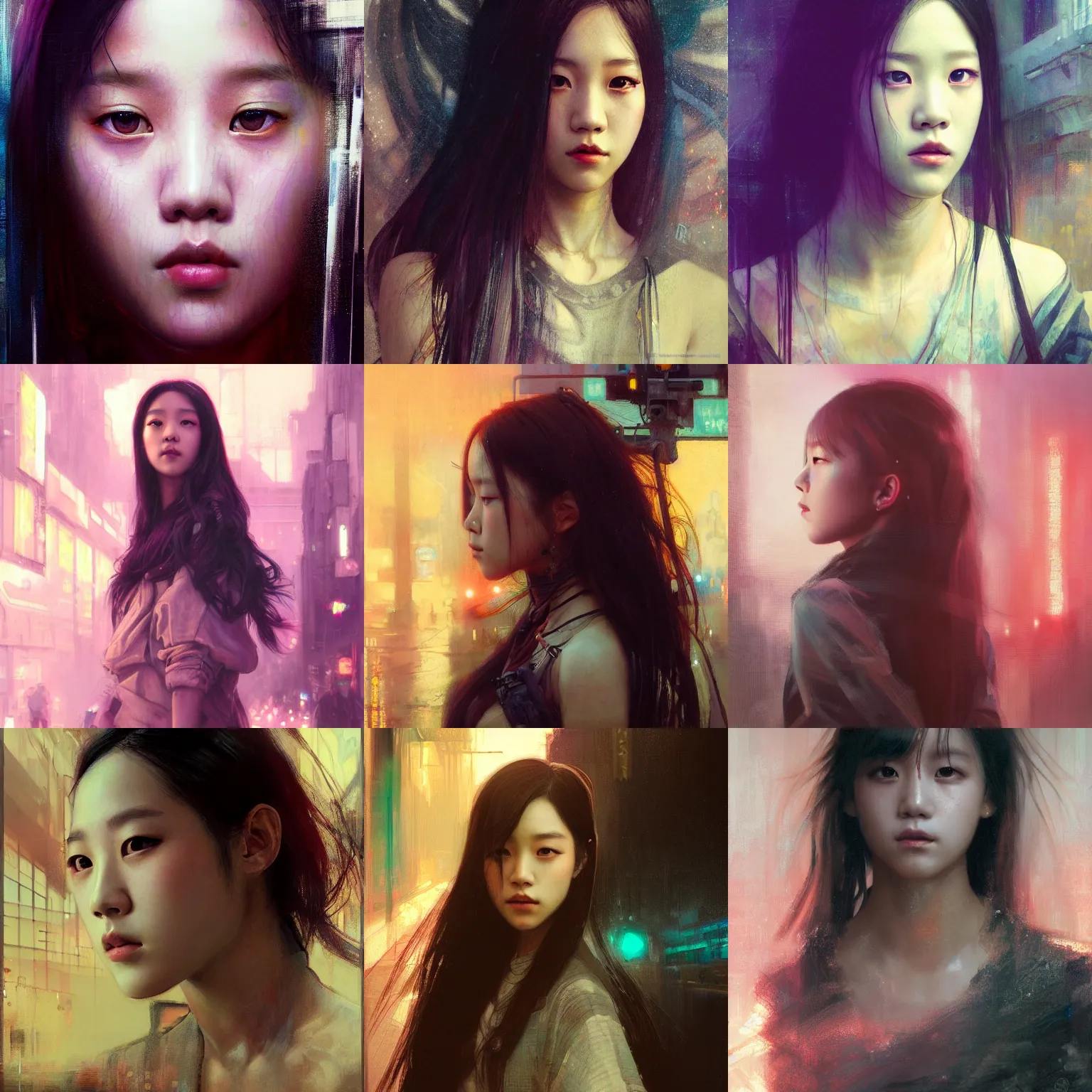 Image similar to jisoo of blackpink, hyperrealistic portrait, bladerunner street, art of elysium by jeremy mann and alphonse mucha, fantasy art, photo realistic, dynamic lighting, artstation, poster, volumetric lighting, very detailed face, 8 k, award winning