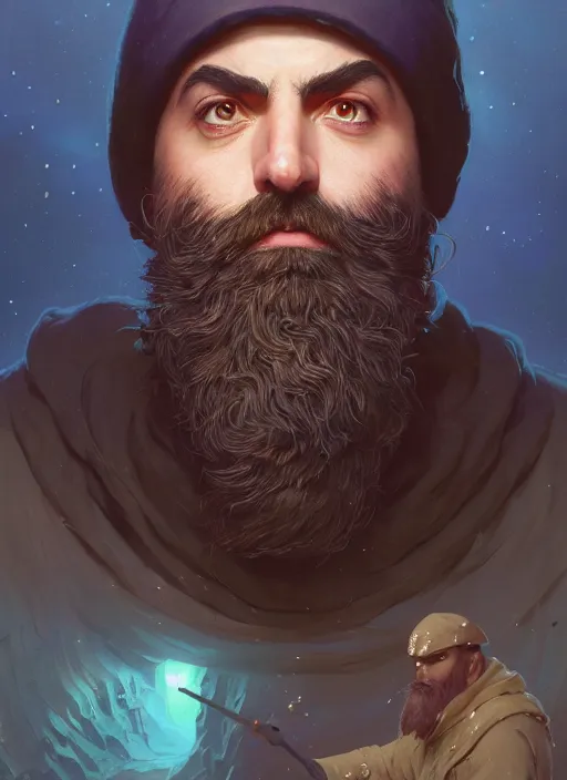 Image similar to Highly detailed portrait of Keemstar, unreal engine, fantasy art by Greg Rutkowski, Loish, Rhads, ferdinand knab, Makoto Shinkai and Lois van baarle, ilya kuvshinov, rossdraws, Tom Bagshaw, alphonse mucha, global illumination, radiant light, detailed and intricate environment