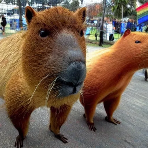 Prompt: capybara day of the dead style