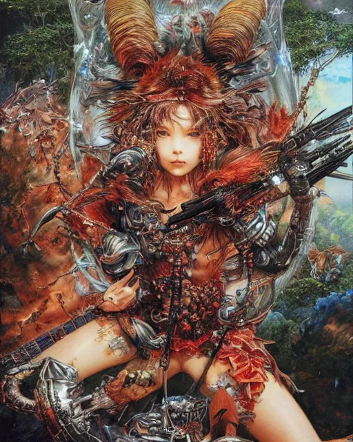 Image similar to artwork by noriyoshi ohrai, hd, hyper detailed, 4 k