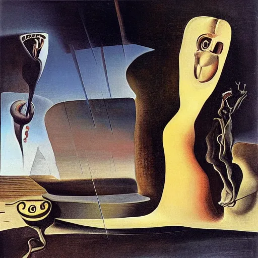 Image similar to quake by salvador dali