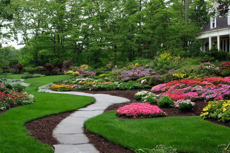 Image similar to beautiful landscaping, olmsted, masterpiece