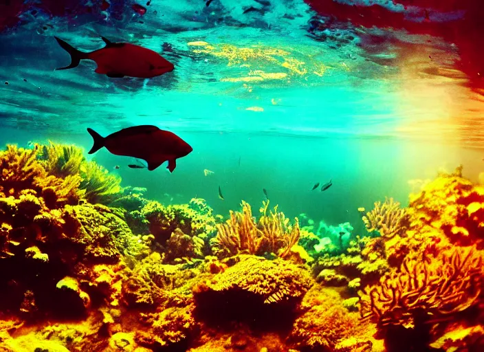 Image similar to underwater world. Cinematic post-processing. Award winning