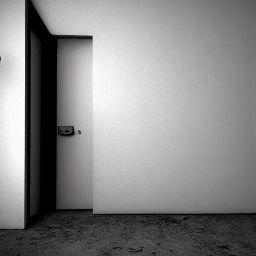 Image similar to gritty, cinematic, liminal space, 3d render, photorealism