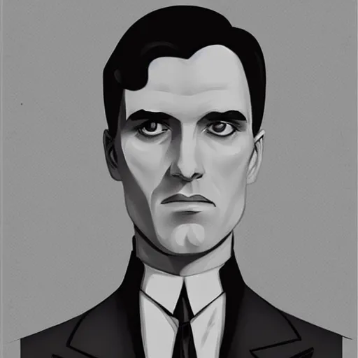 Image similar to Portrait of a 1930’s Pulp Noir Detective in the style of Phil Noto