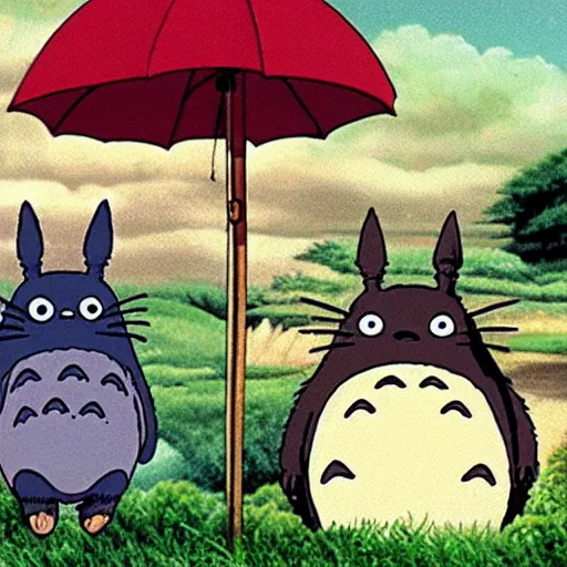 Prompt: my neighbor totoro