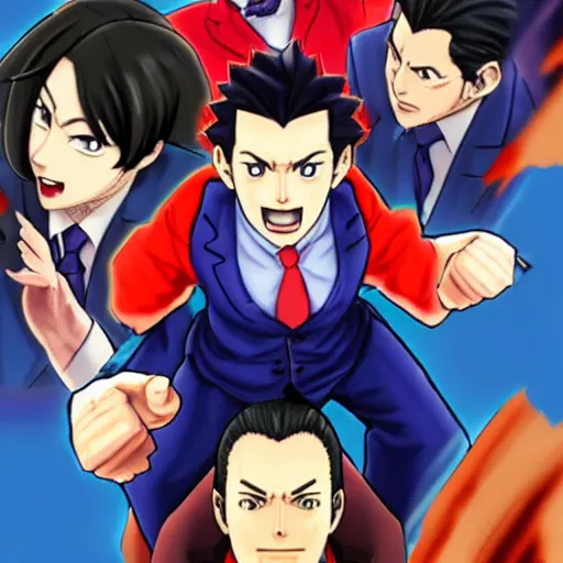 Prompt: phoenix wright