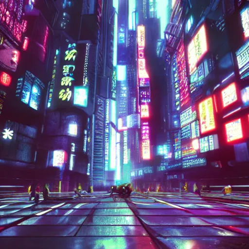 Image similar to the underground, Neo-Tokyo, cyberpunk