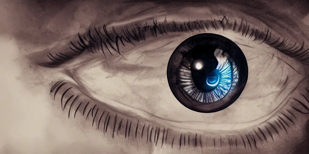 Image similar to detailed eye, neurophysiology, trending on artstation