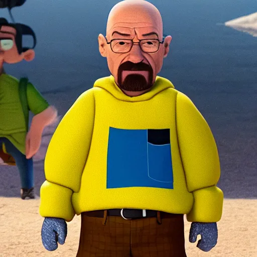 Prompt: walter white in a Pixar Film, 8k, hyperdetailed