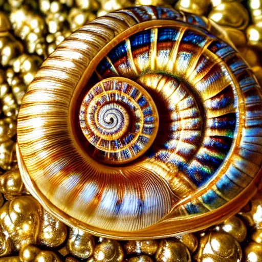 Prompt: snail shell, acrylic paint, cinematic, golden hour, vintage, f / 2. 8, cinecolor, lumen reflections, insanely detailed and intricate, hypermaximalist, elegant, ornate, hyper realistic, super detailed, at the shore