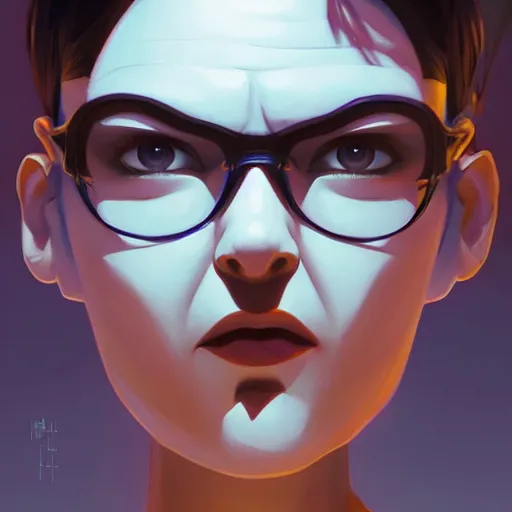 Image similar to face icon stylized minimalist the matrix, loftis, cory behance hd by jesper ejsing, by rhads, makoto shinkai and lois van baarle, ilya kuvshinov, rossdraws global illumination