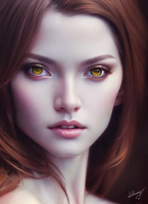 Image similar to photo of a gorgeous young woman in the style of stefan kostic, realistic, sharp focus, 8 k high definition, insanely detailed, intricate, elegant, art by stanley lau and artgerm