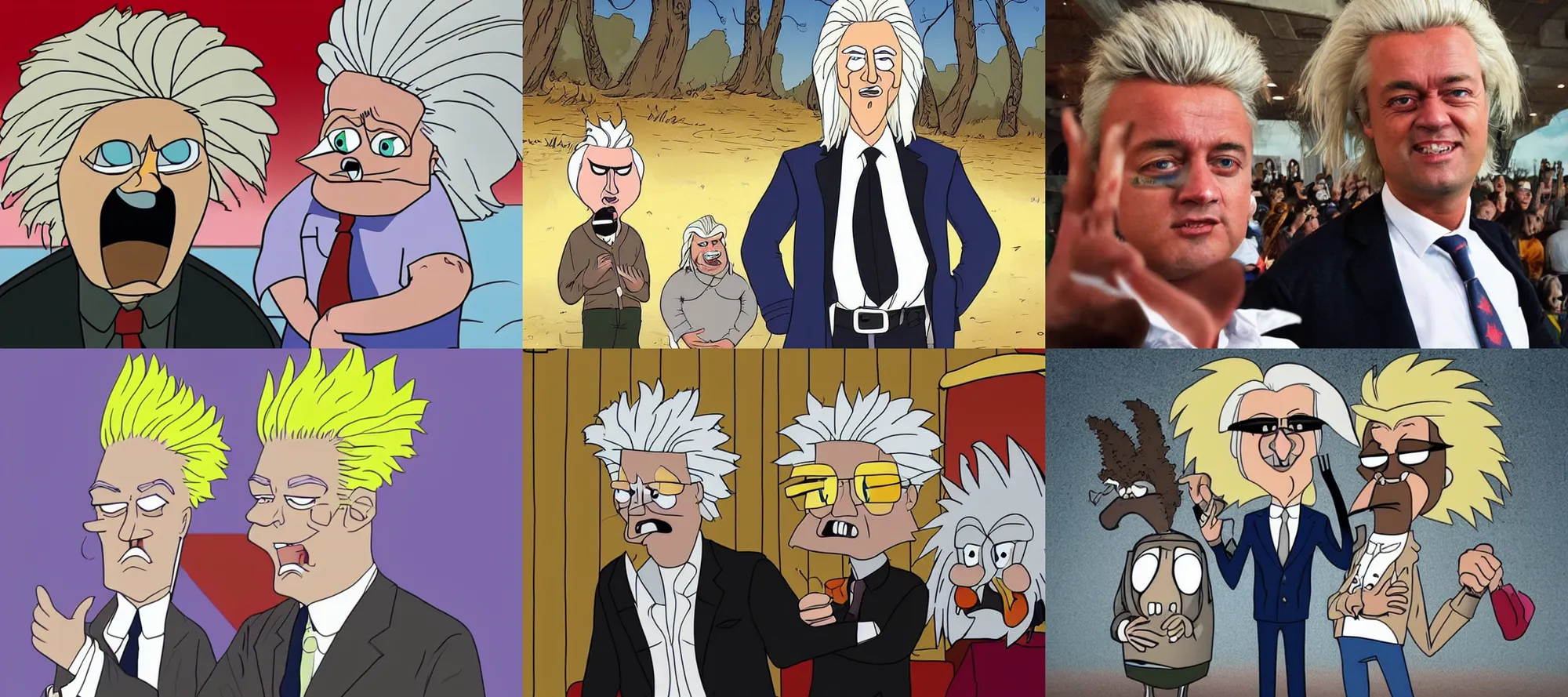 Prompt: Geert Wilders in the Regular Show