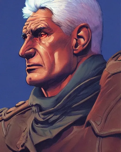 Image similar to jacques derrida. 1 9 8 0 s dystopian soviet russia, propaganda screens. unreal engine, fantasy art by jesper ejsing. faithfully depicted facial expression, perfect anatomy global illumination, radiant light, detailed and intricate environment