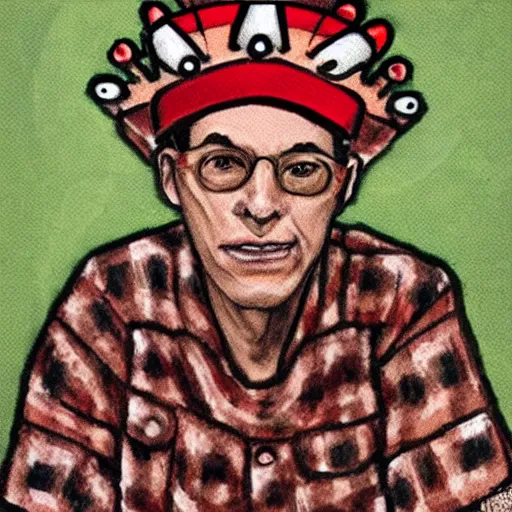 Prompt: “Waldo from where’s Waldo wearing a crown, realistic portrait”