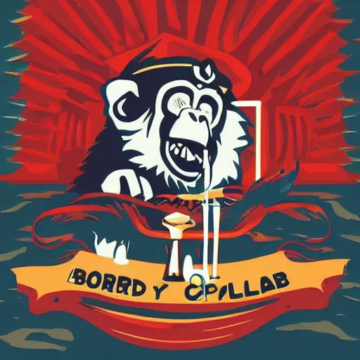 Image similar to bored ape yacht club