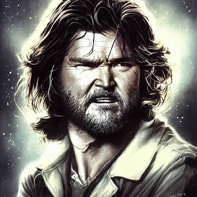 THE THING (1982) John Carpenter ART PRINT Kurt Russell VIDEOGAME R.J.  MacReady!