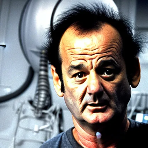 Image similar to bill murray in alien