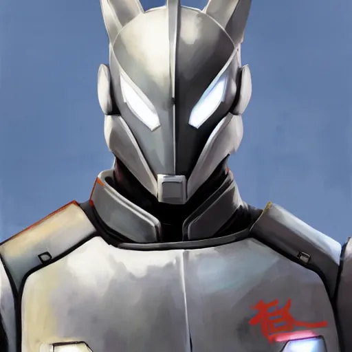 Image similar to greg manchess portrait painting of armored spiderman ultraman grey fox from metal gear cyborg japanese - american hybrid as overwatch character, medium shot, asymmetrical, profile picture, organic painting, sunny day, matte painting, bold shapes, hard edges, street art, trending on artstation, by huang guangjian and ail elvgren and sachin teng