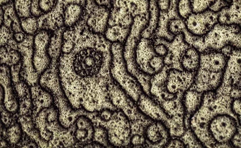 Prompt: sponge with many paths inside, lord of the rings, detailed, close up, mysterious, curiosity,