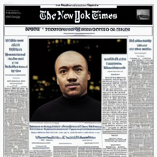 Image similar to front page of the new york times, november 2 0 th, 2 1 2 4